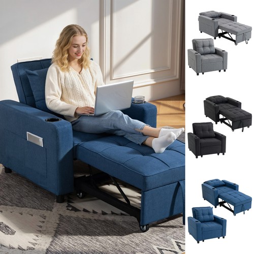 Single sofa bed - 3-in-1, with