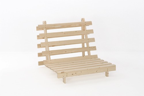 Wooden futon sofa bed frame - sofa,