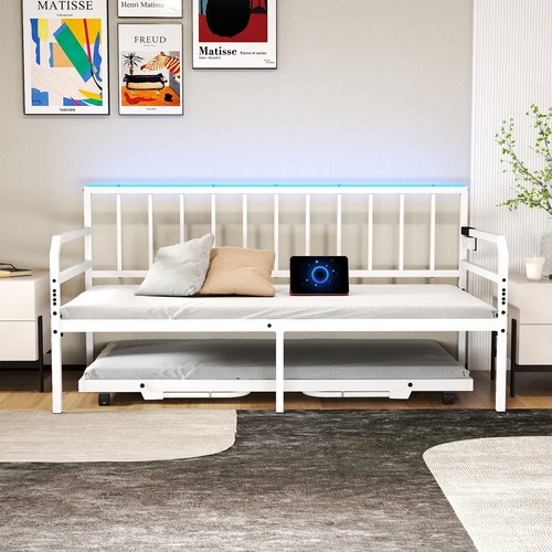 Single size metal sofa - metal,
