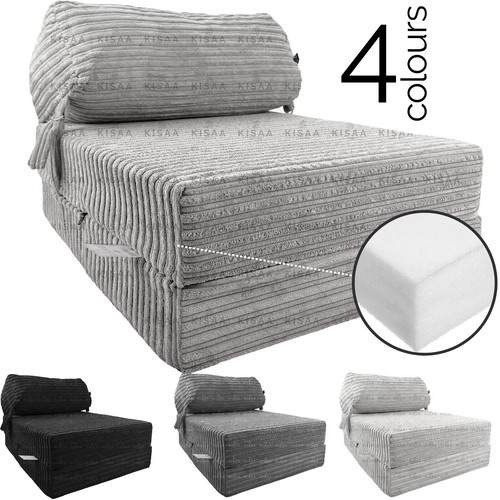Jumbo cord fold out sofa - cord,