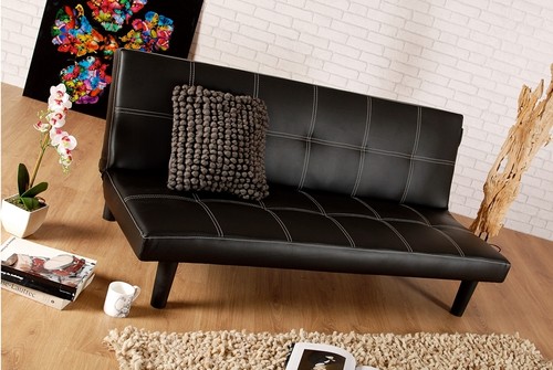 Single faux leather - leather, sofa