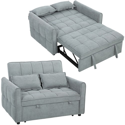 Homcom seater sofa - seater, bed