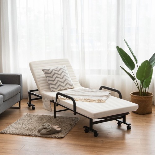 Folding single sofa bed - folding, with