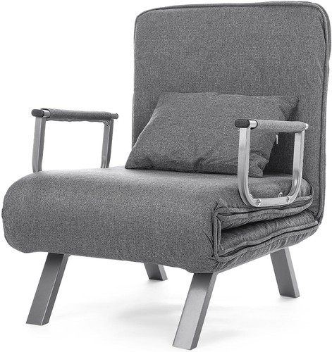 Single fabric sofa bed sleeper - sofa,
